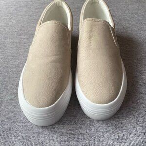 Women Slip-on Platform Loafers Casual Comfortable Loafer Shoes, Size 7